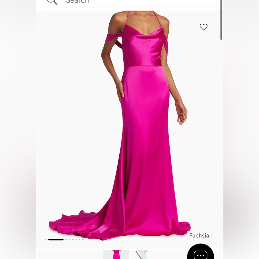 NWT Vera Wang Bride Fuchsia gown